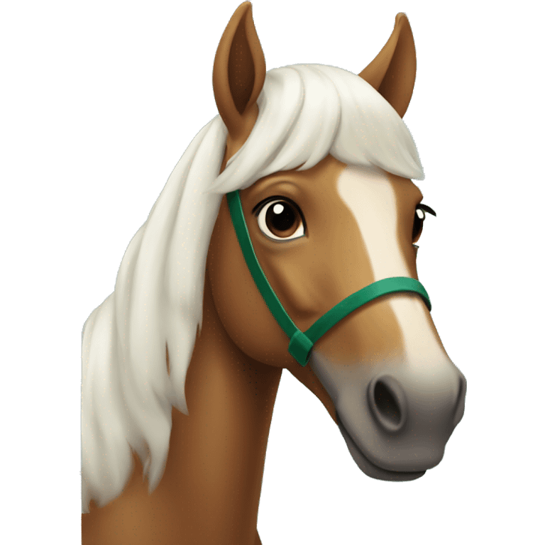 Christmas horse emoji