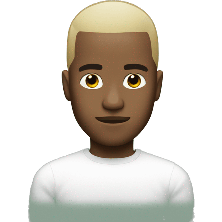 frank ocean with green buzz cut emoji