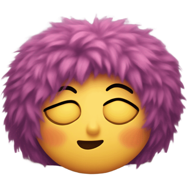 cartoon head buried in pillow emoji