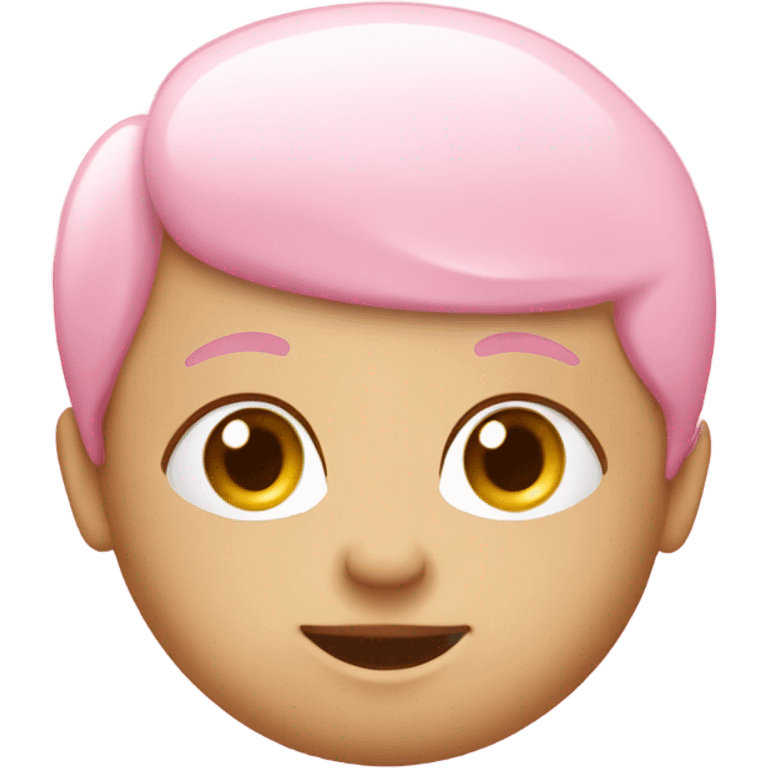 Baby pink pushpin emoji