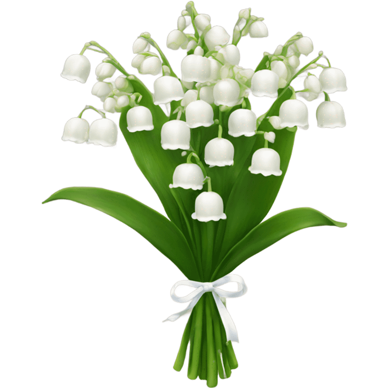 Lilly of the valley bouquet  emoji