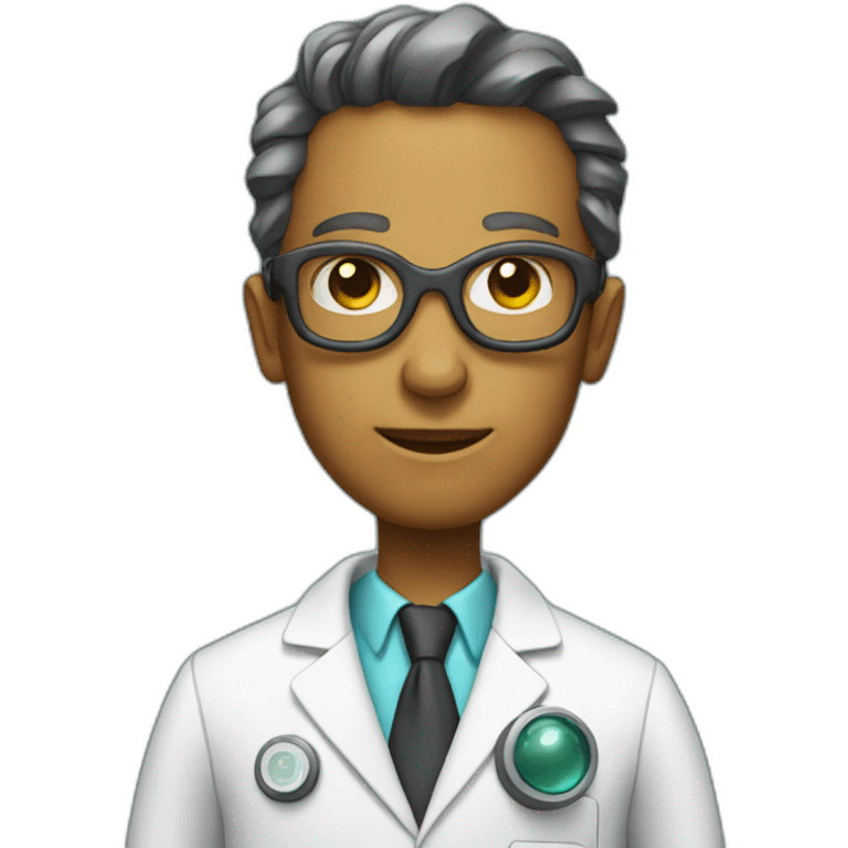 scientist robot emoji