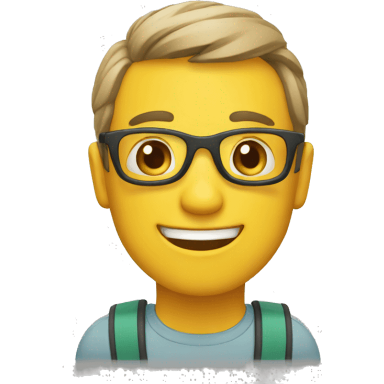 Happy traveler emoji