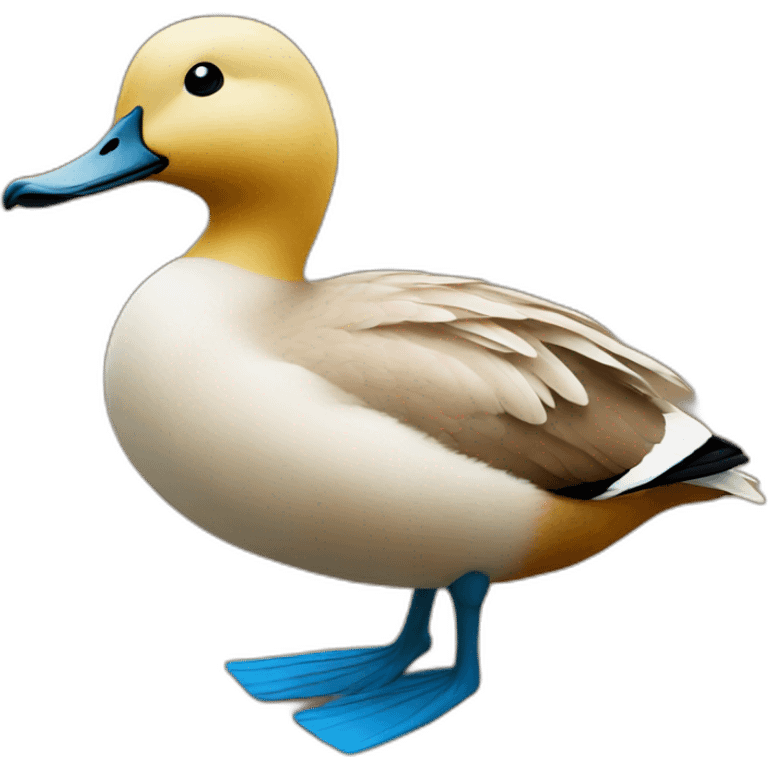 Sand duck emoji