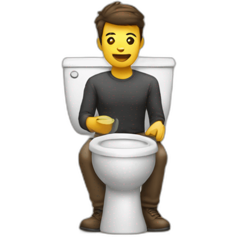 A digital marketer doing pottie emoji