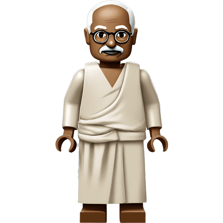 Mahatma Gandhi lego full body emoji