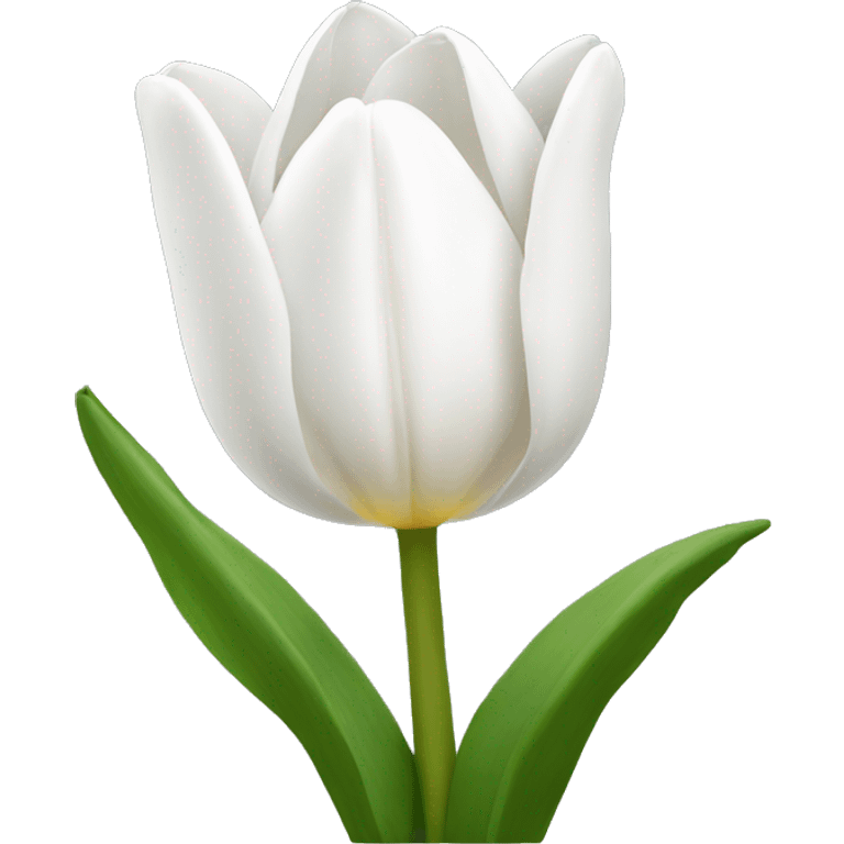 White tulip emoji