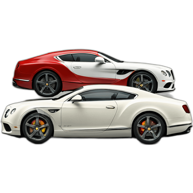 Bentley-Ferrari-side-by-side emoji