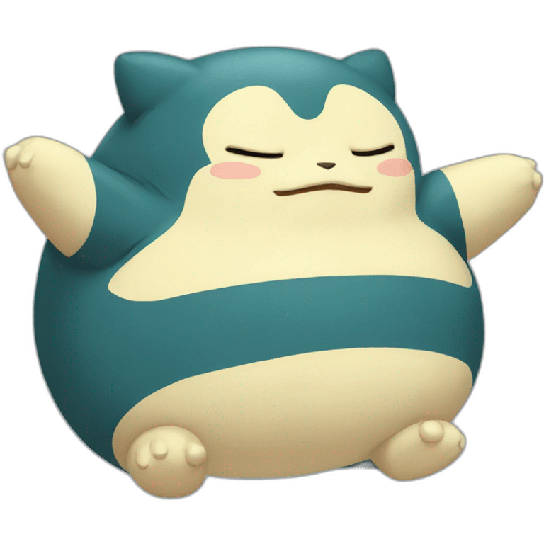 Snorlax falling asleep emoji