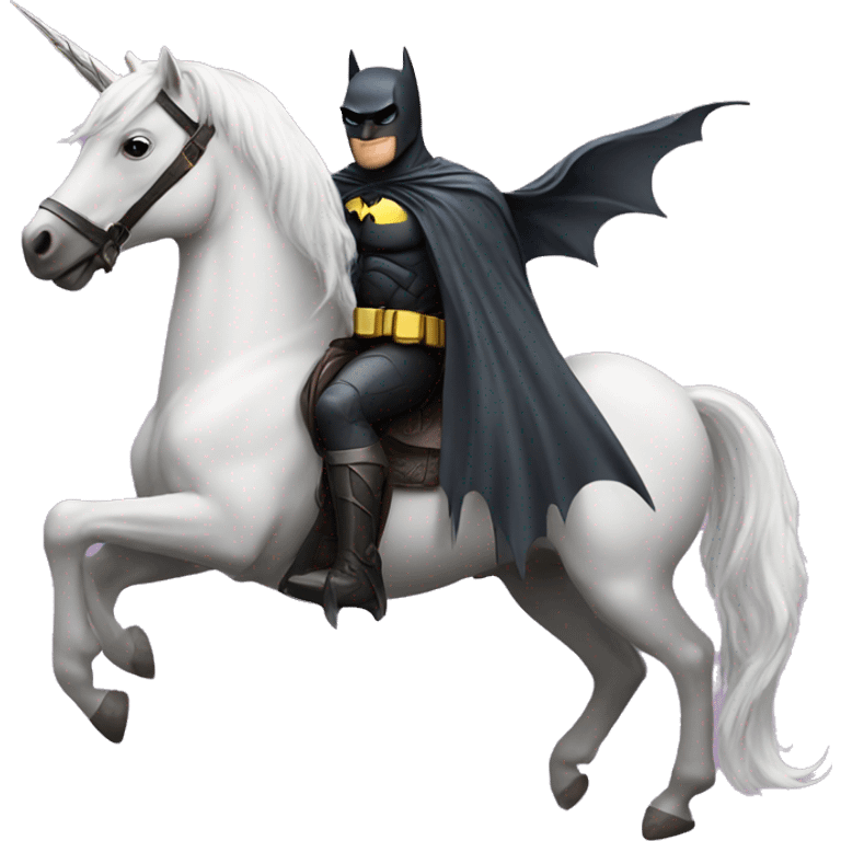 Batman on a unicorn  emoji