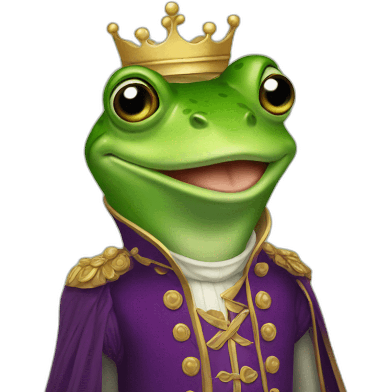 the prince frog emoji