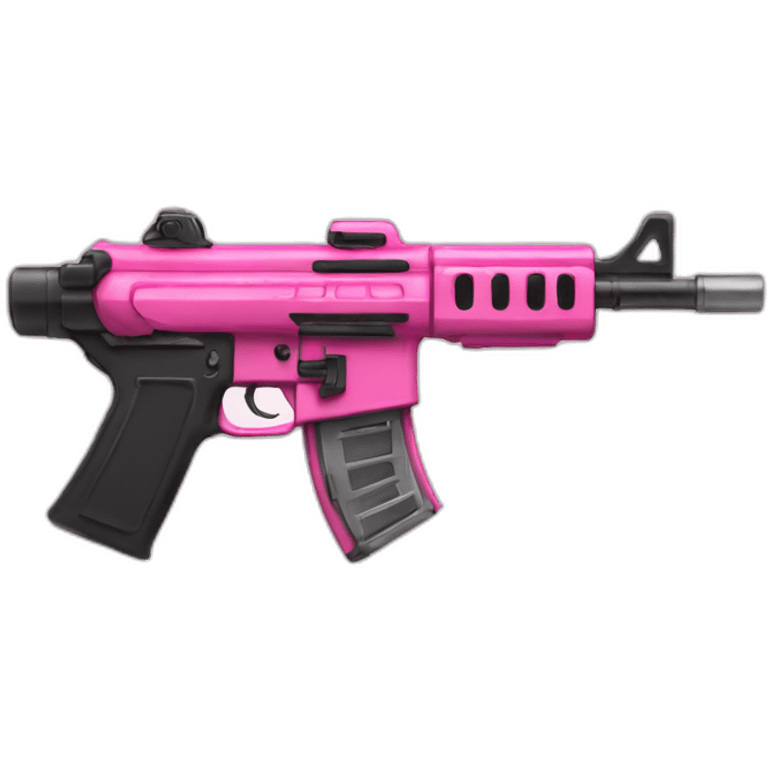 pink machine gun emoji