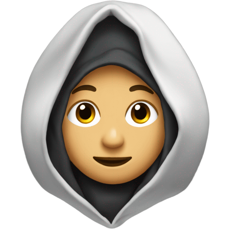 boue hoodie with small moon on left side emoji