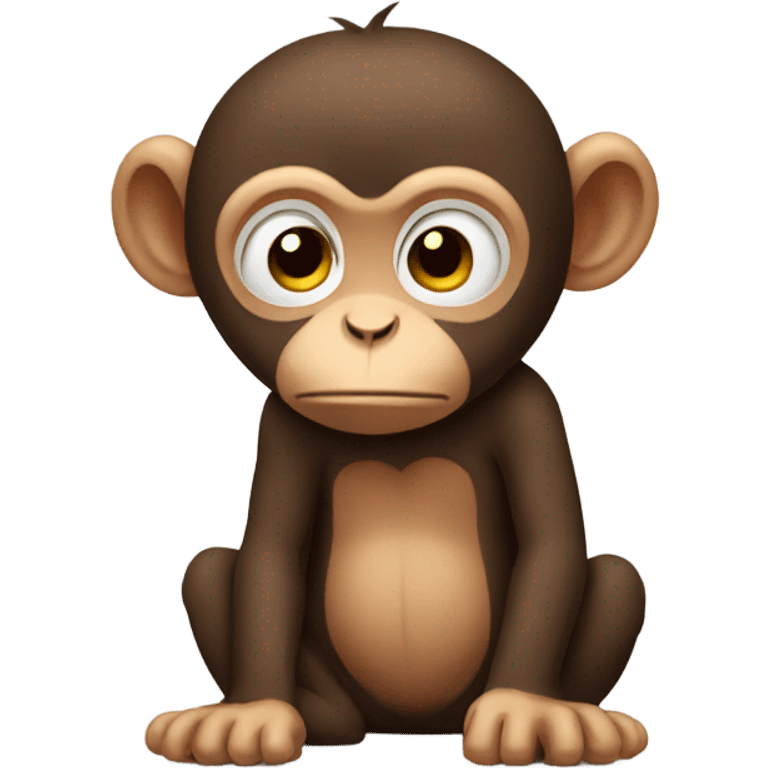 Sad little monkey  emoji