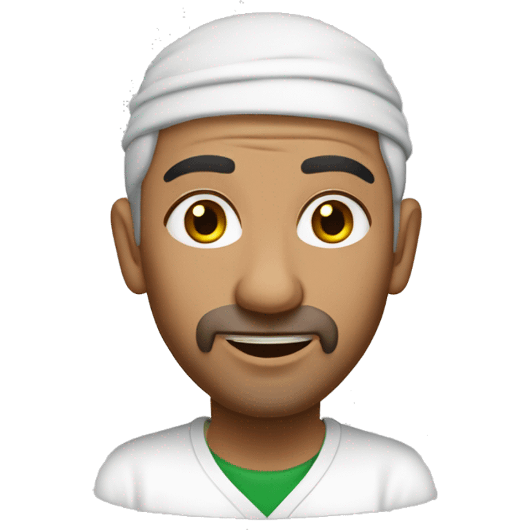 algerian man in the moo emoji