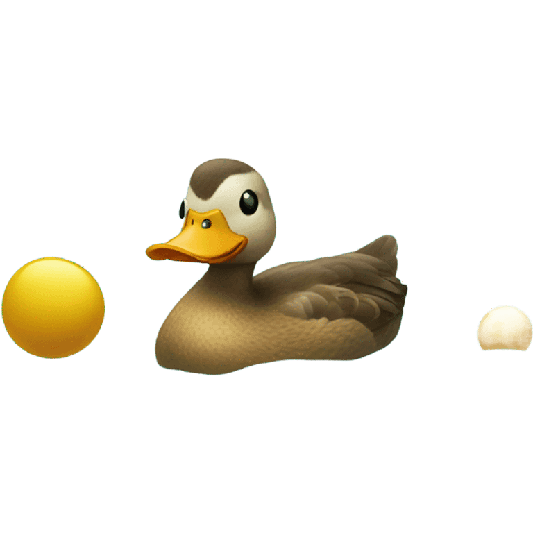 duck in a pool emoji