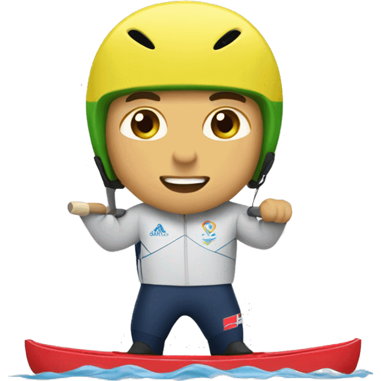 summer olympics boy canoe slalom emoji