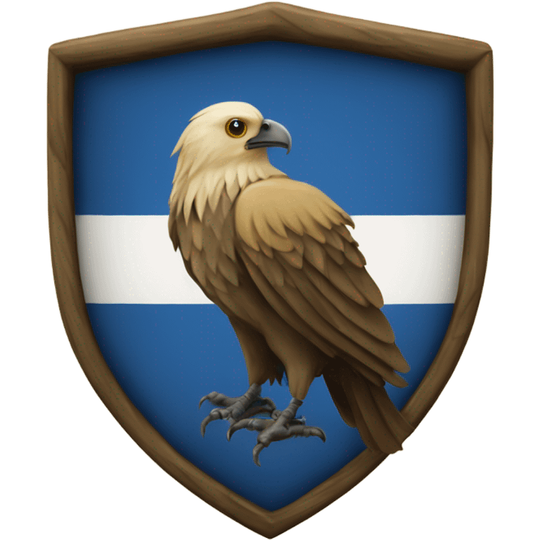 The ravenclaw house crest from Harry Potter emoji