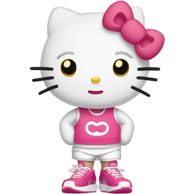 Hello kitty with Nike to  emoji