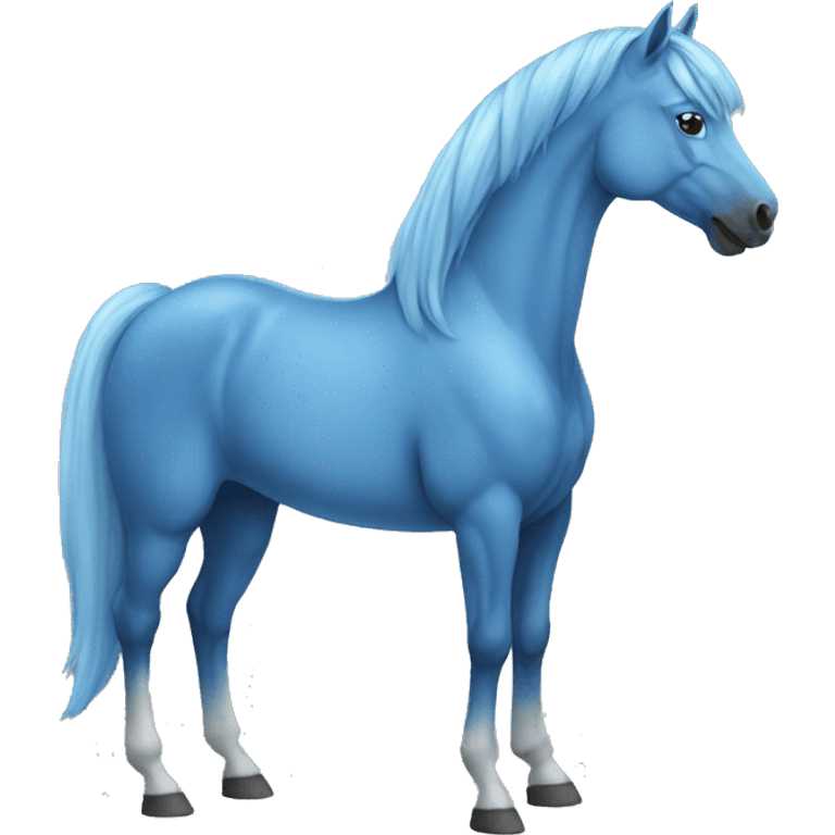 blue horse emoji