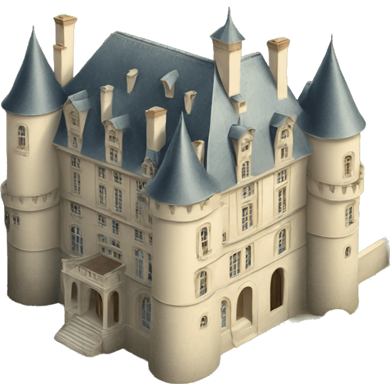 French chateau  emoji