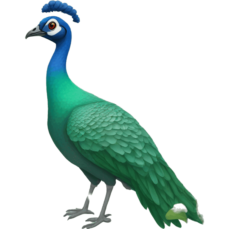 Peahen emoji