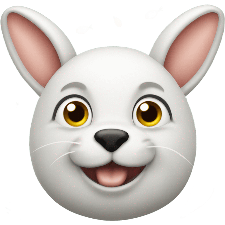 Thunfisch mit hasenohren an Ostern emoji