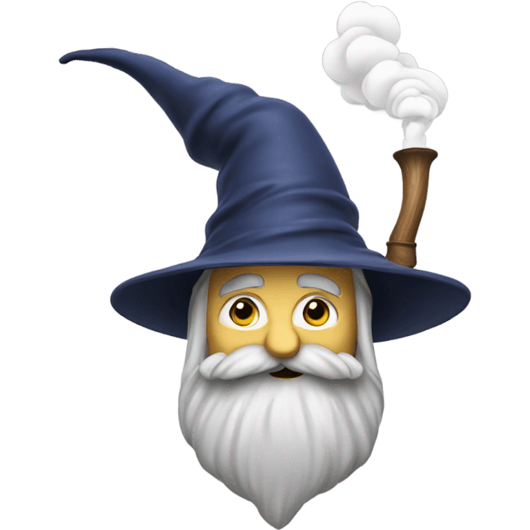 Wizard smoking emoji