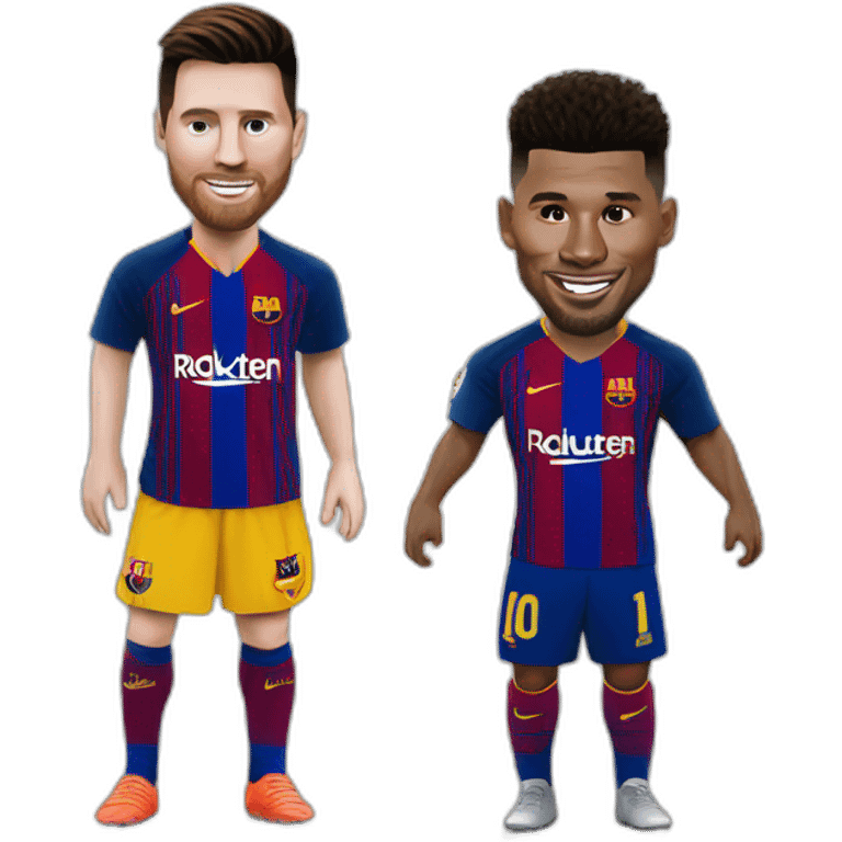 Messi crache sur ronaldo emoji