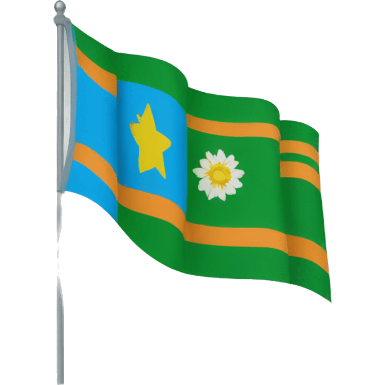 Flag of the Republic of Sakha emoji