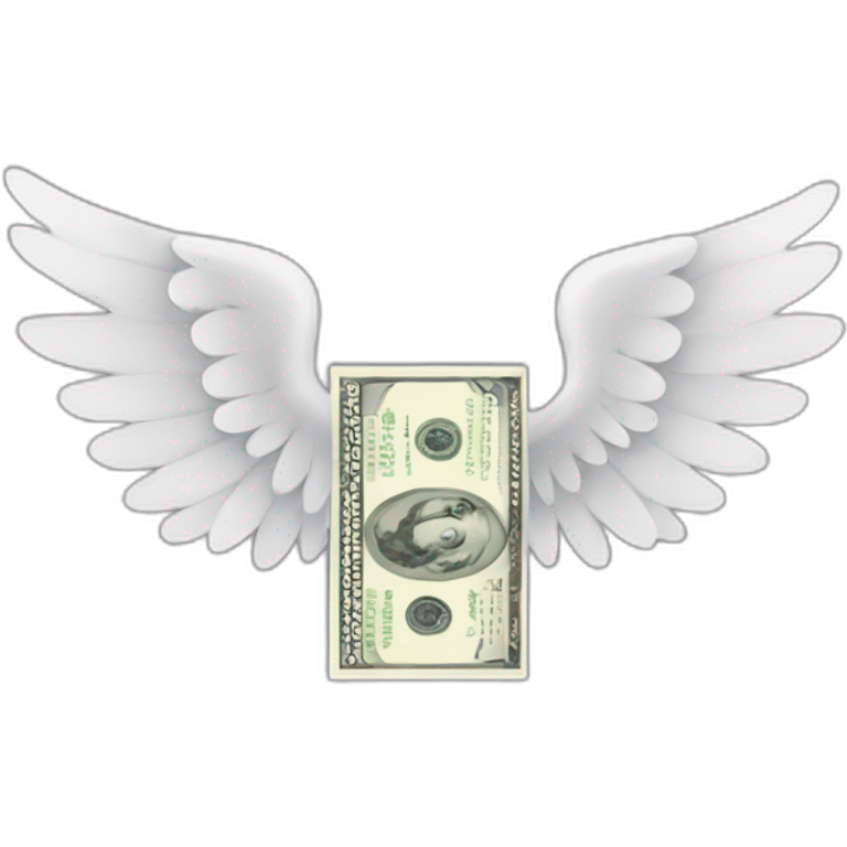 cash with wings emoji