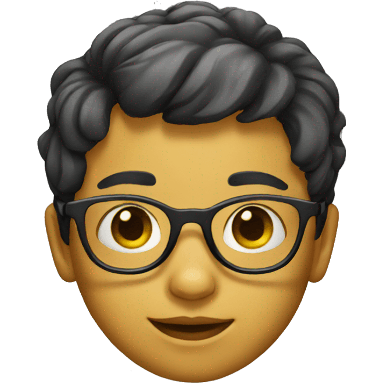 Child with glasses  emoji