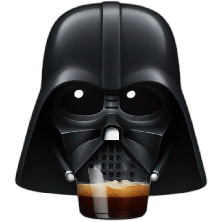 Dark Vador drink a coca emoji