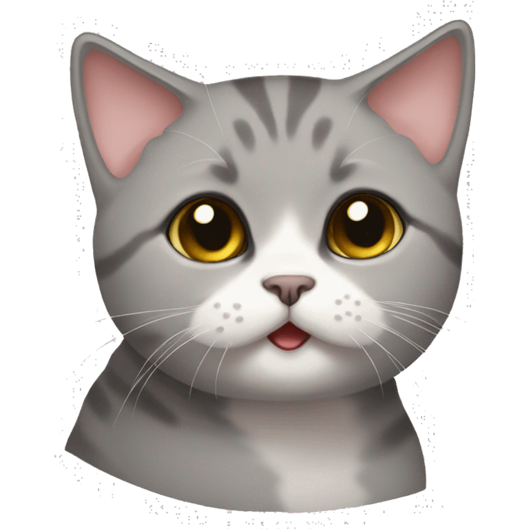 british short hair cat cute emoji