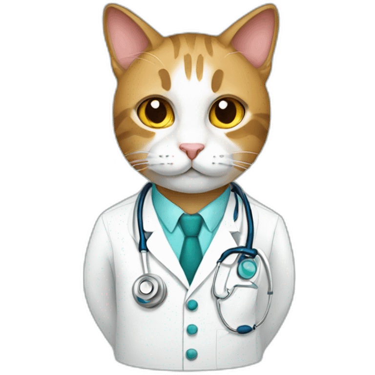 doctor cat emoji