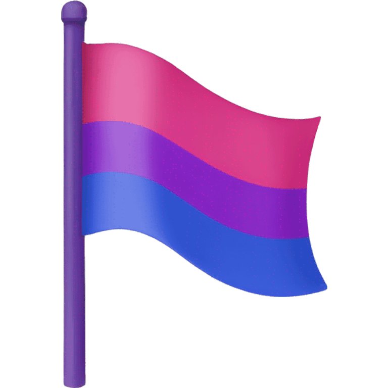 Bi flag emoji