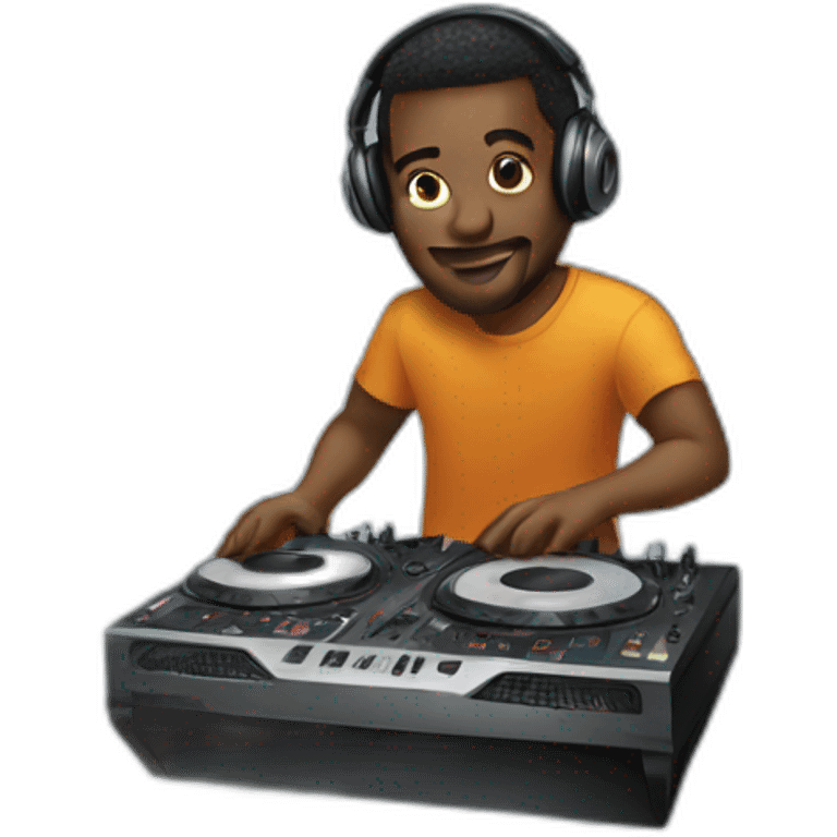 Dj man emoji