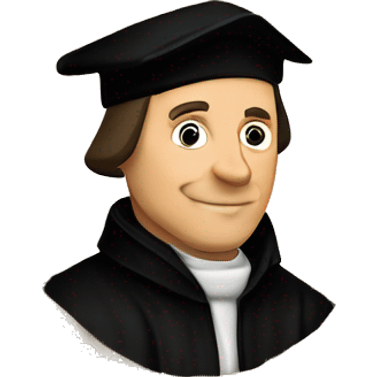 95 theses of Martin LutherMartin Luther and the 95 Theses emoji