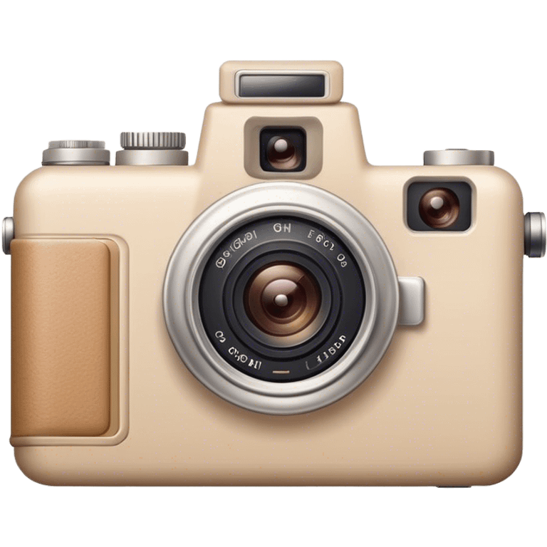 a beige camera icon emoji