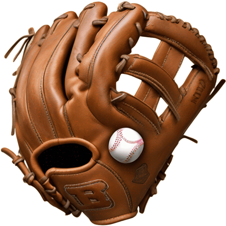 Baseball glove emoji