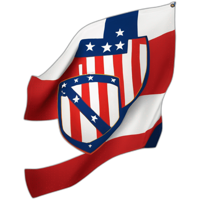 drapeau atletico de madrid emoji