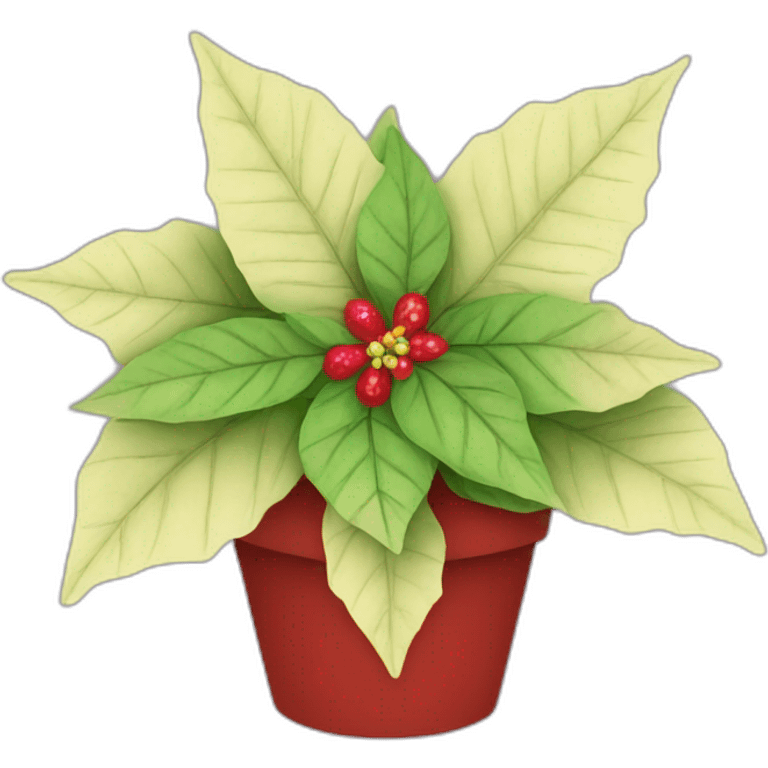 Poinsettia emoji