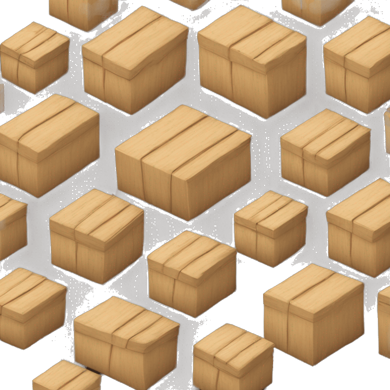 wooden packaging emoji