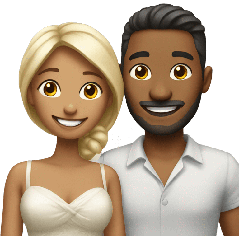 Happy couple  emoji