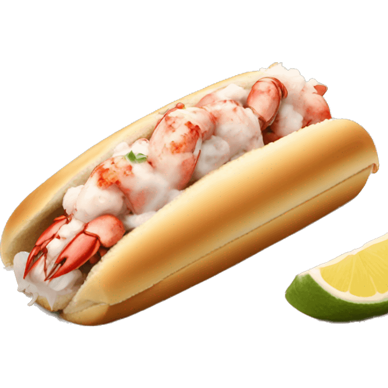 Cold lobster roll emoji