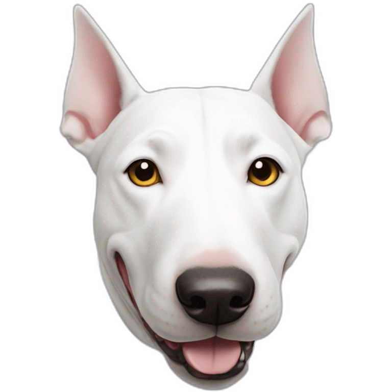 white bull terrier emoji