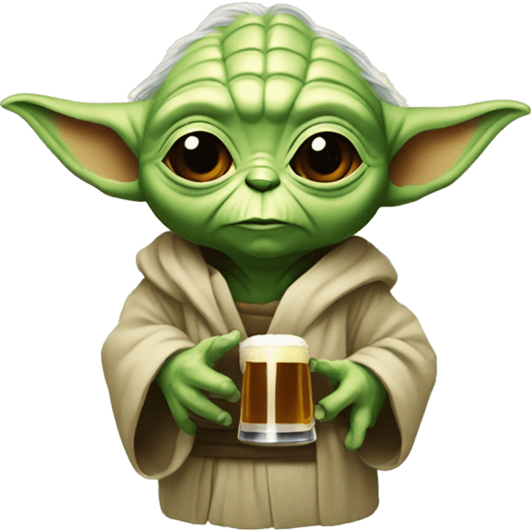 yoda + bière emoji