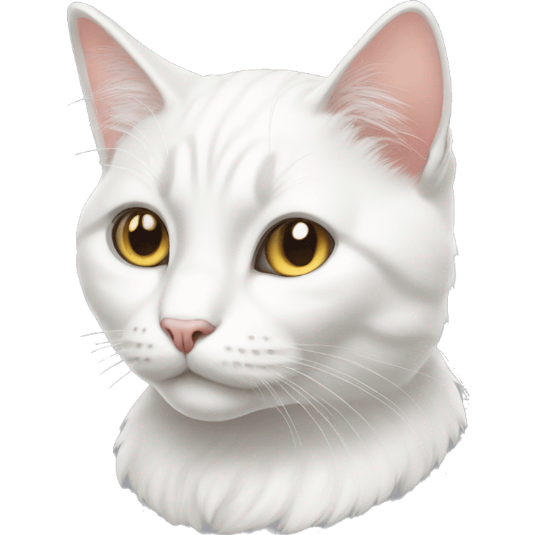 white cat emoji