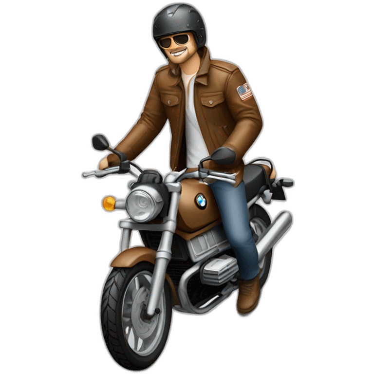 bmw brat style motorcycle emoji