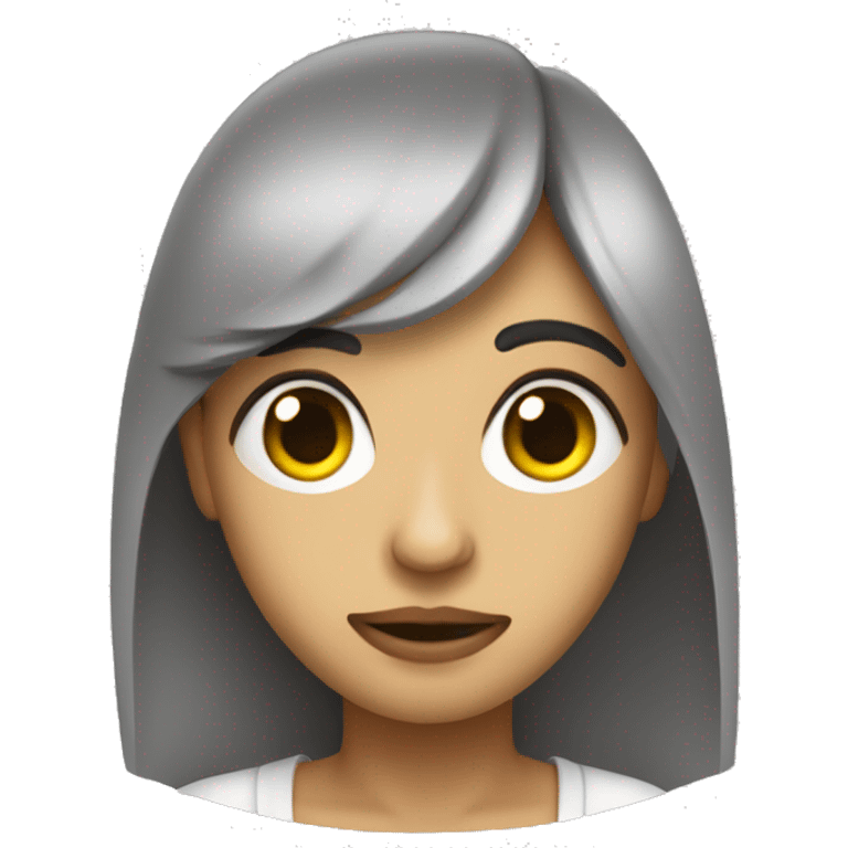 Faça a figurinha de uma revirada de olho emoji